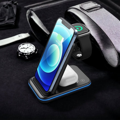 3 in 1 fast Wireless Chargers Stand